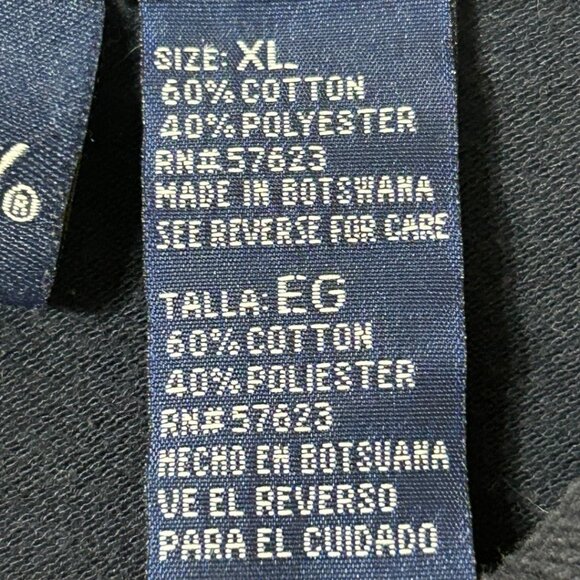 Vintage Bugle Boy Short Sleeve Striped Polo Shirt - Men's Size XL - Picture 4 of 8